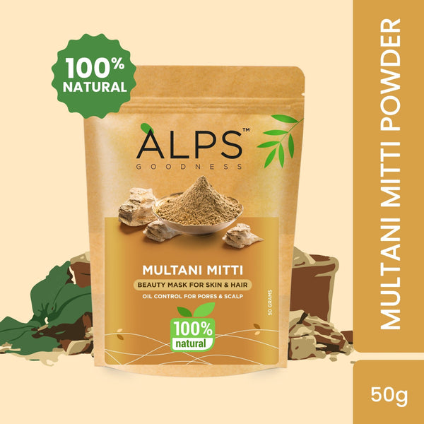 Alps Goodness Powder - Multani Mitti - Alps Goodness