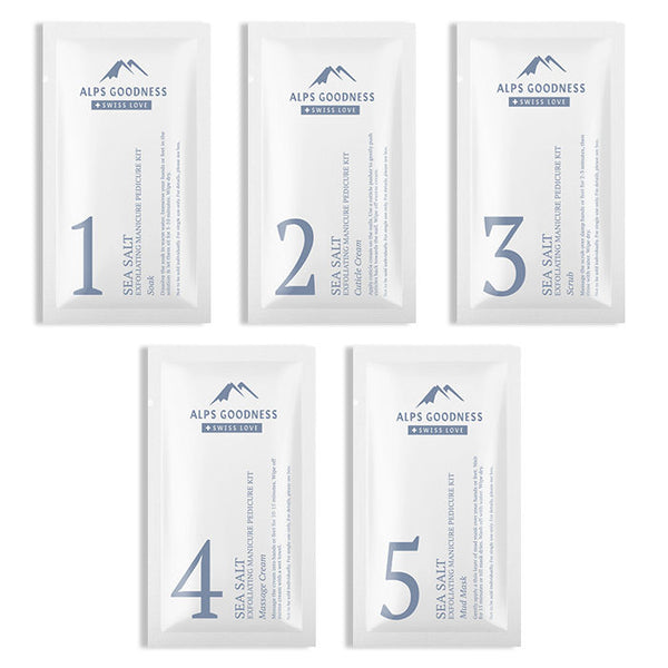 Alps Goodness Sea Salt Exfoliating Manicure Pedicure Kit (34 g)