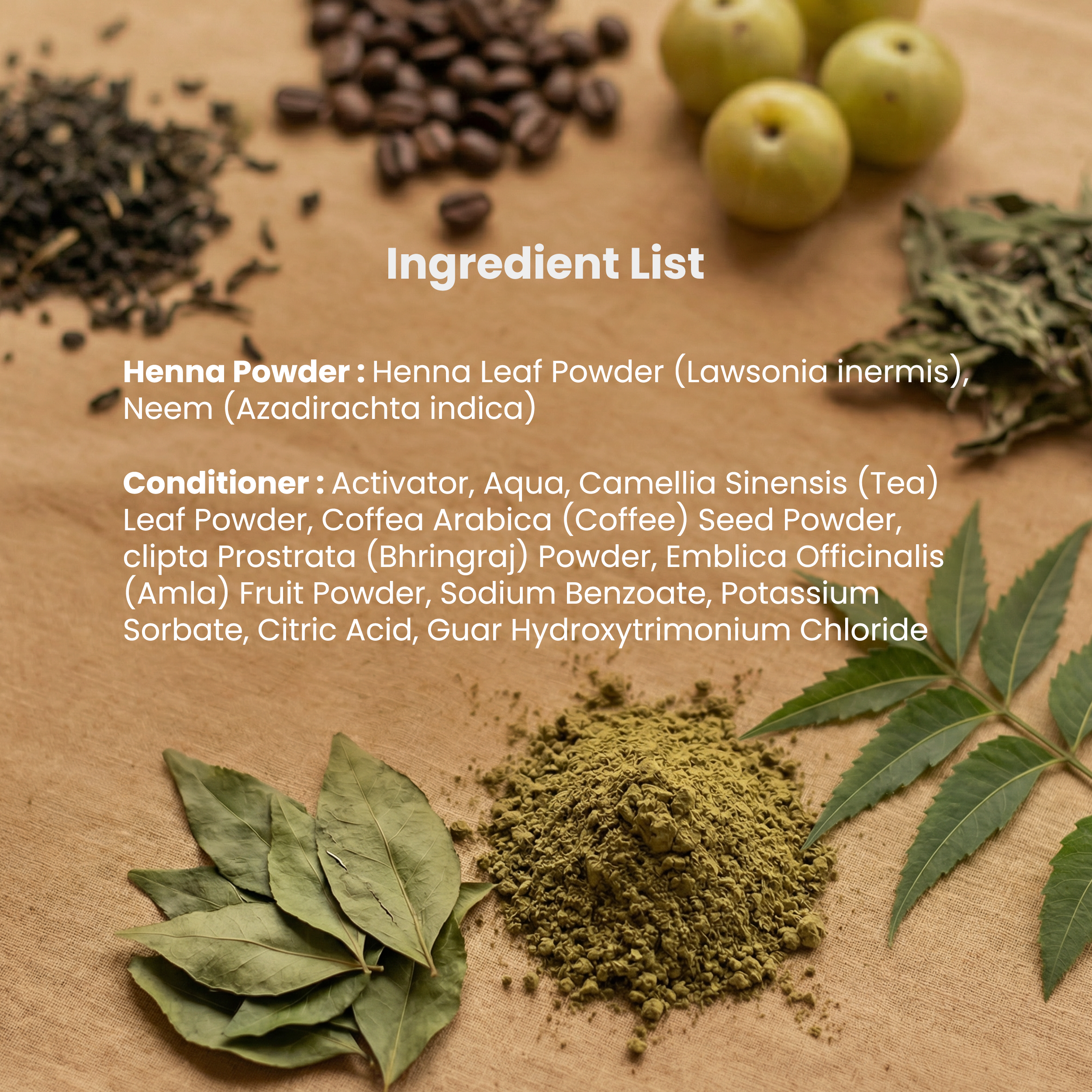 Alps Goodness Henna Powder with Herb-Soaked Conditioner