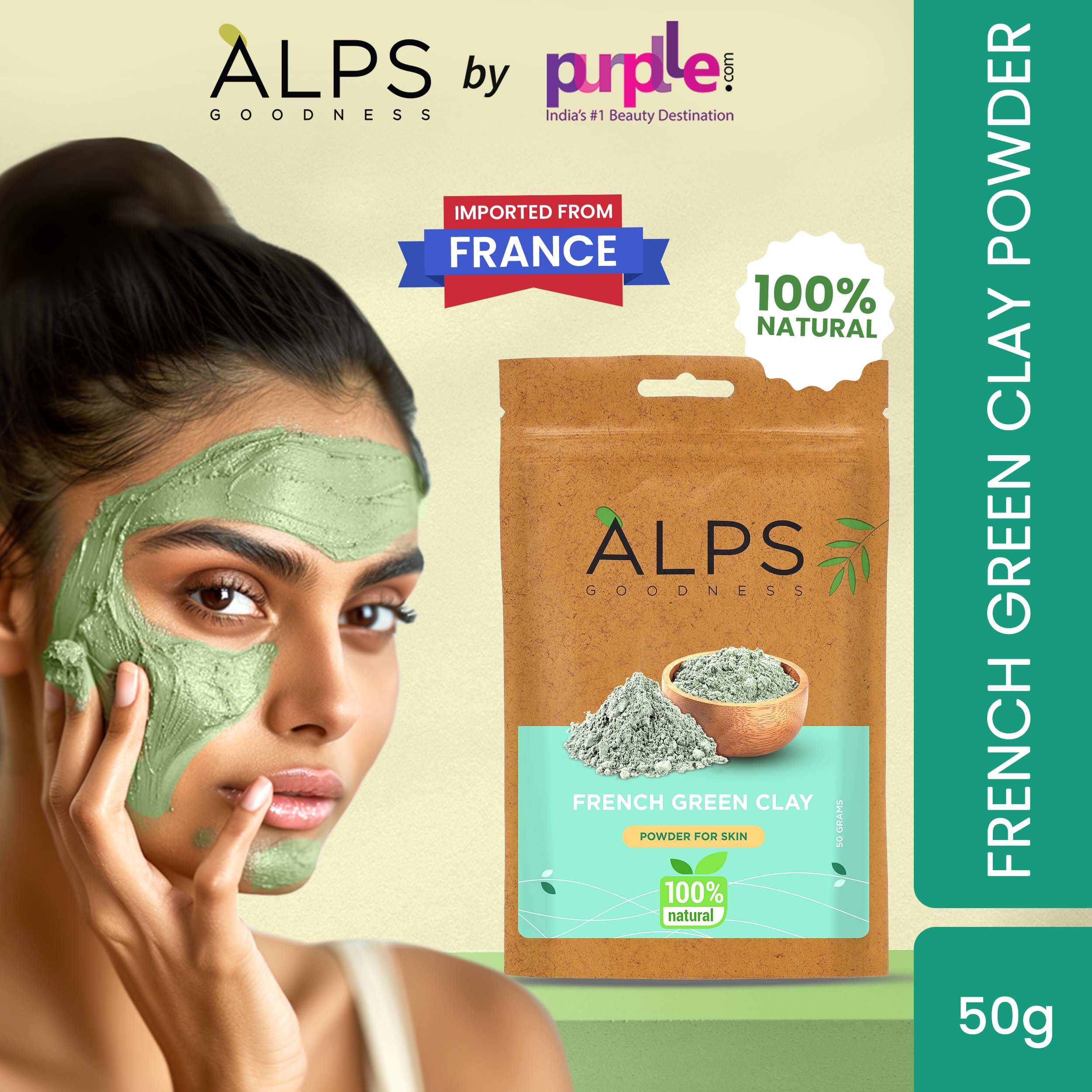 Alps Goodness French Green Clay Powder