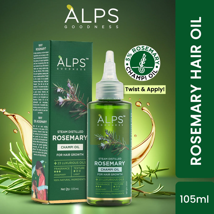 Alps Goodness Rosemary Hair Oil - Alps Goodness