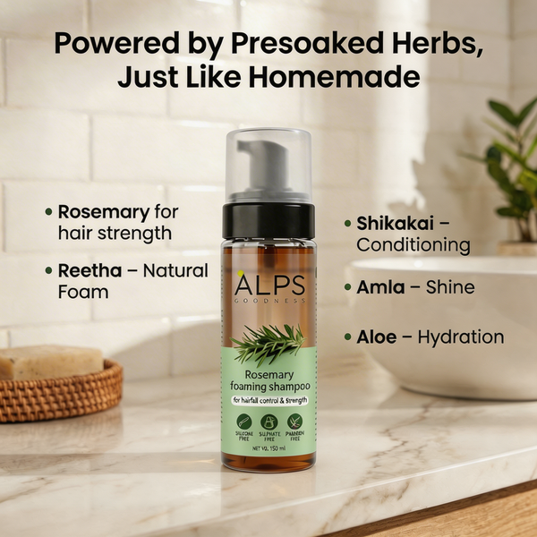 Alps Goodness Rosemary Foaming Shampoo