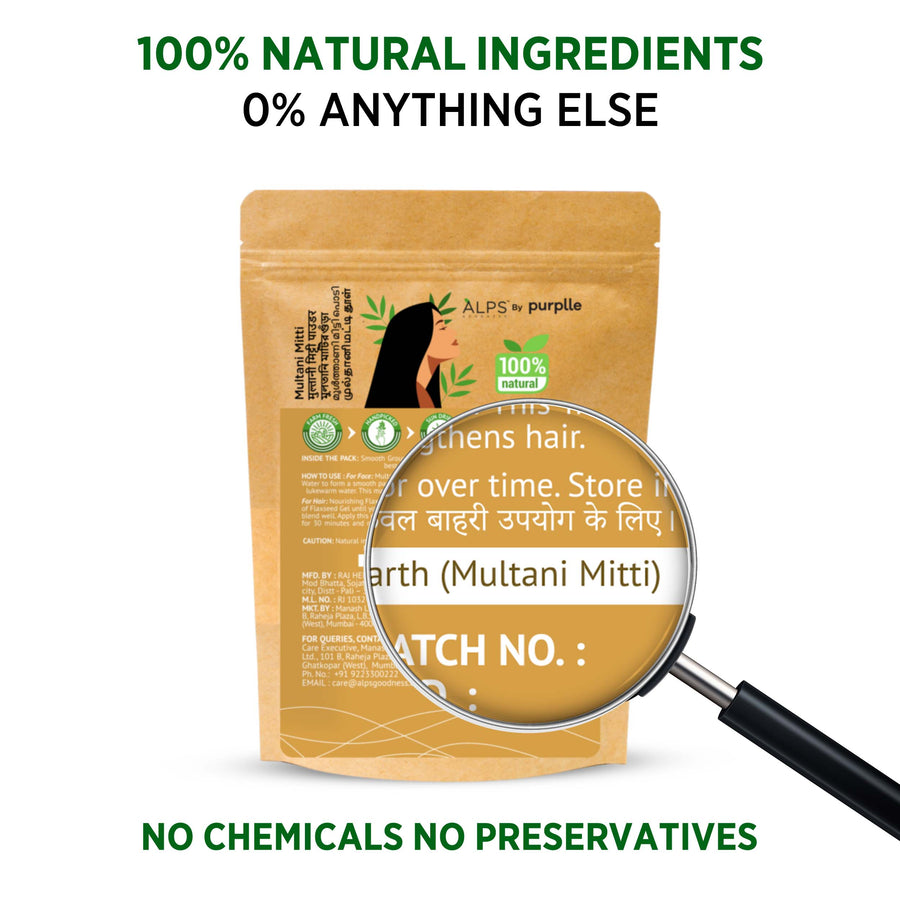 Alps Goodness Powder - Multani Mitti - Alps Goodness