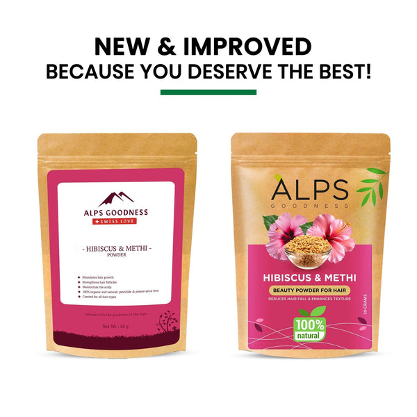 Alps Goodness Hibiscus & Methi Powder - Alps Goodness