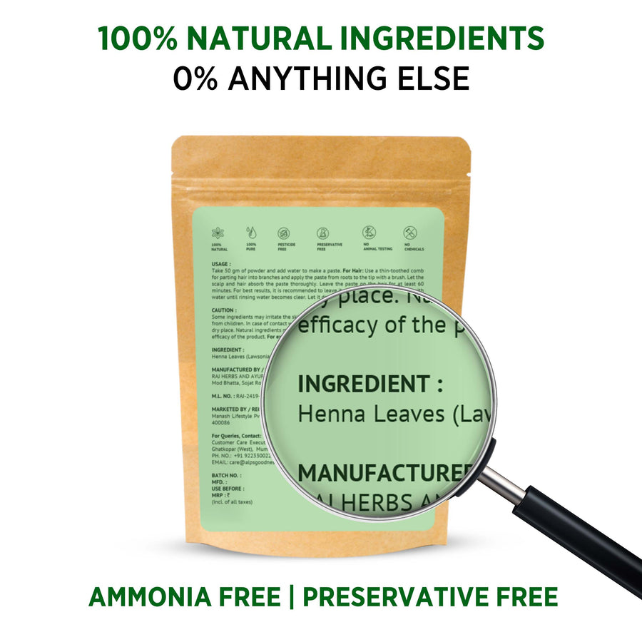 Alps Goodness Henna Powder - Alps Goodness