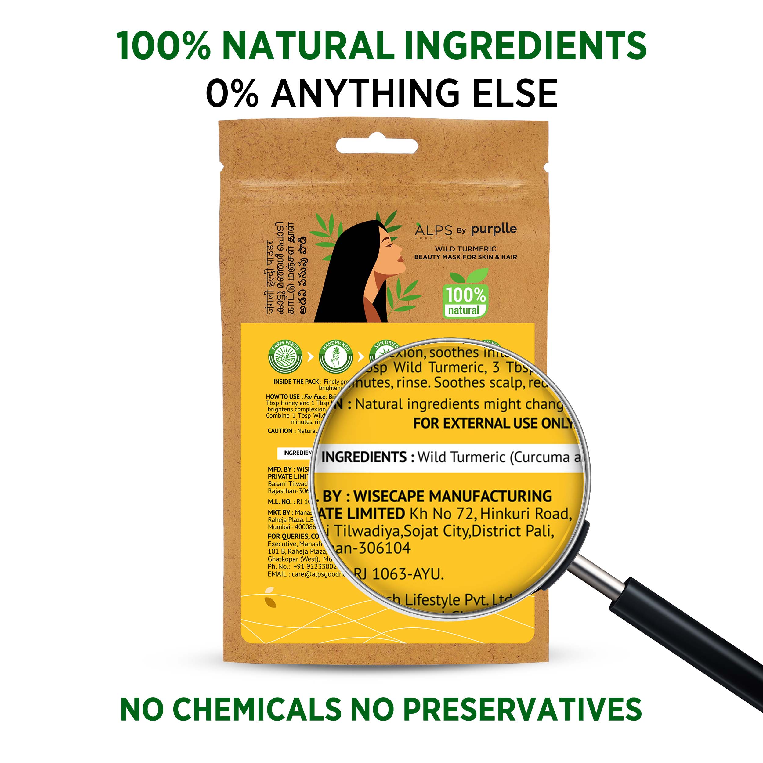 Alps Goodness Powder - Wild Turmeric - Alps Goodness