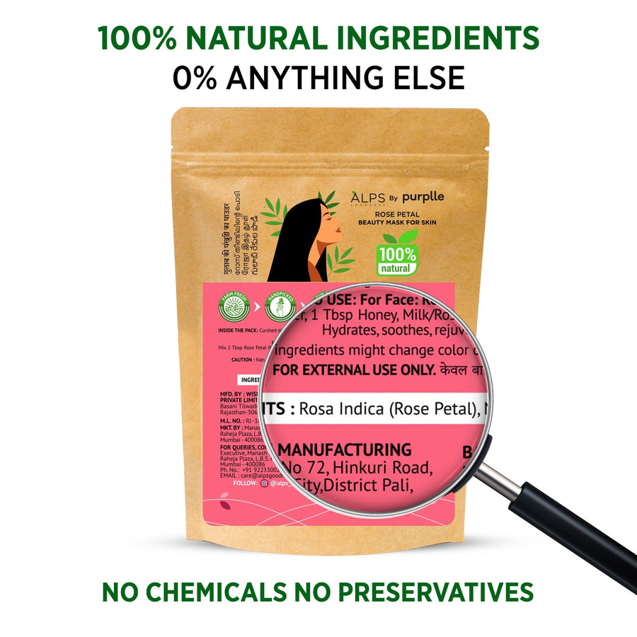 Alps Goodness Rose Petal Beauty Mask - Alps Goodness