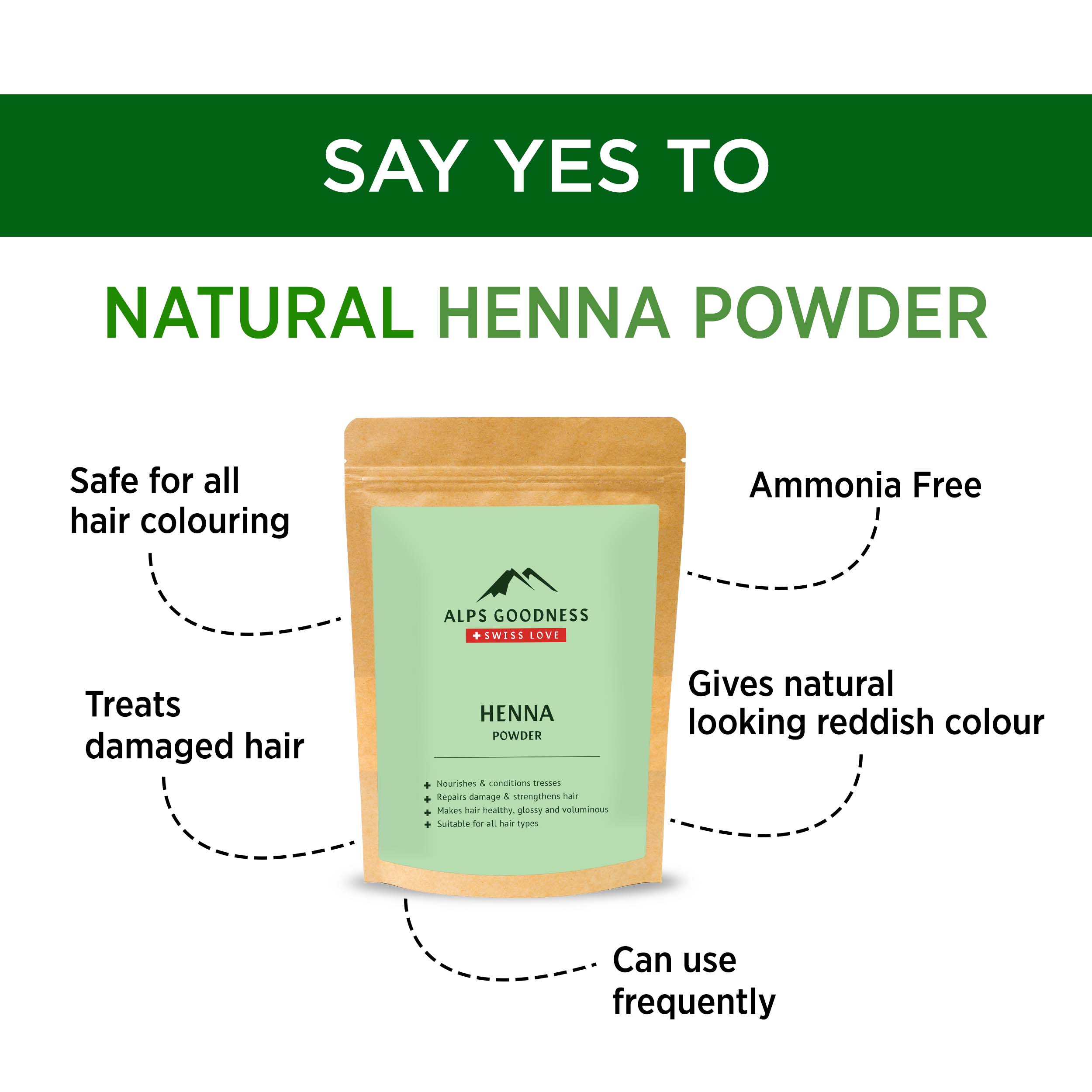 Alps Goodness Henna Powder - Alps Goodness