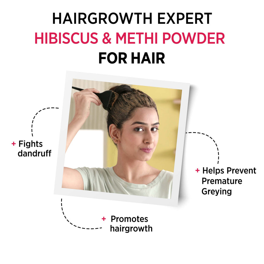 Alps Goodness Hibiscus & Methi Powder - Alps Goodness