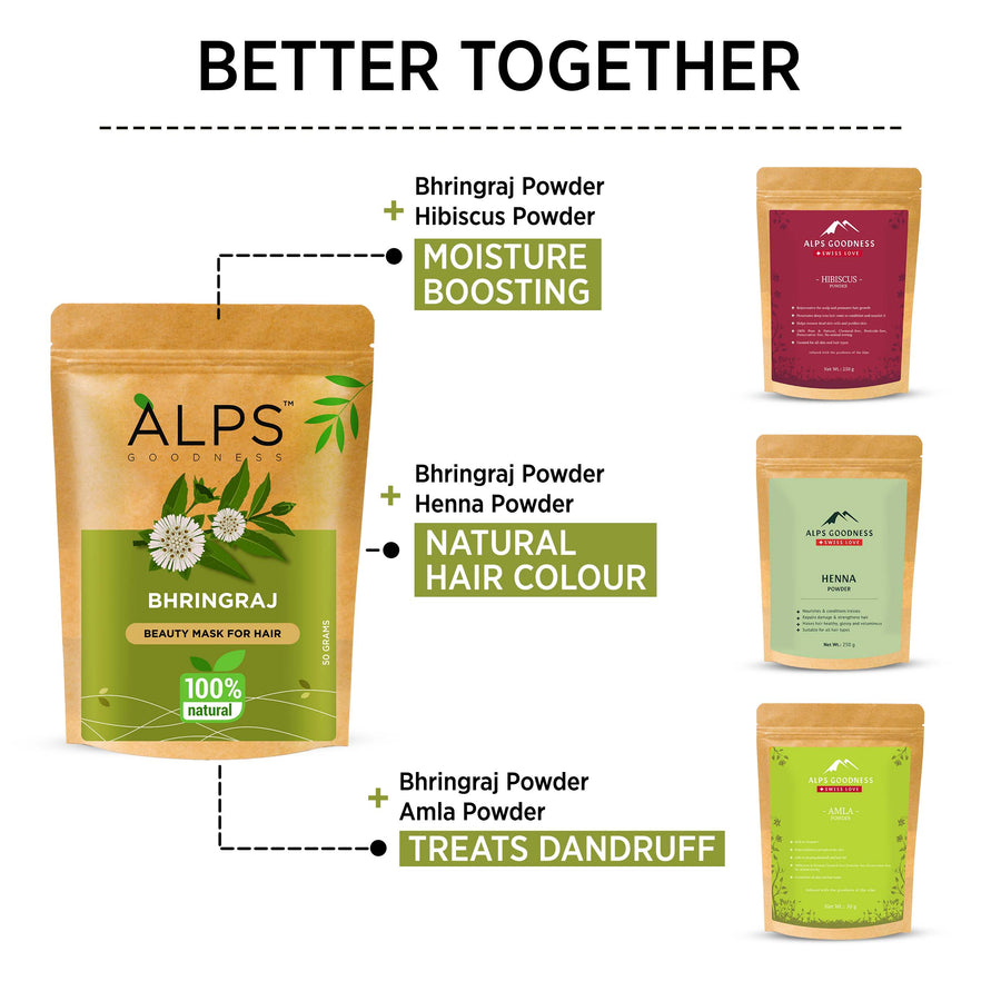 Alps Goodness Powder - Bhringraj - Alps Goodness