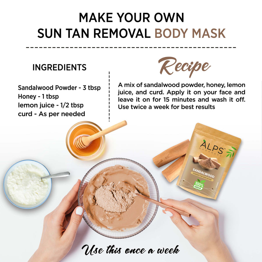 Alps Goodness Powder - Sandalwood - Alps Goodness