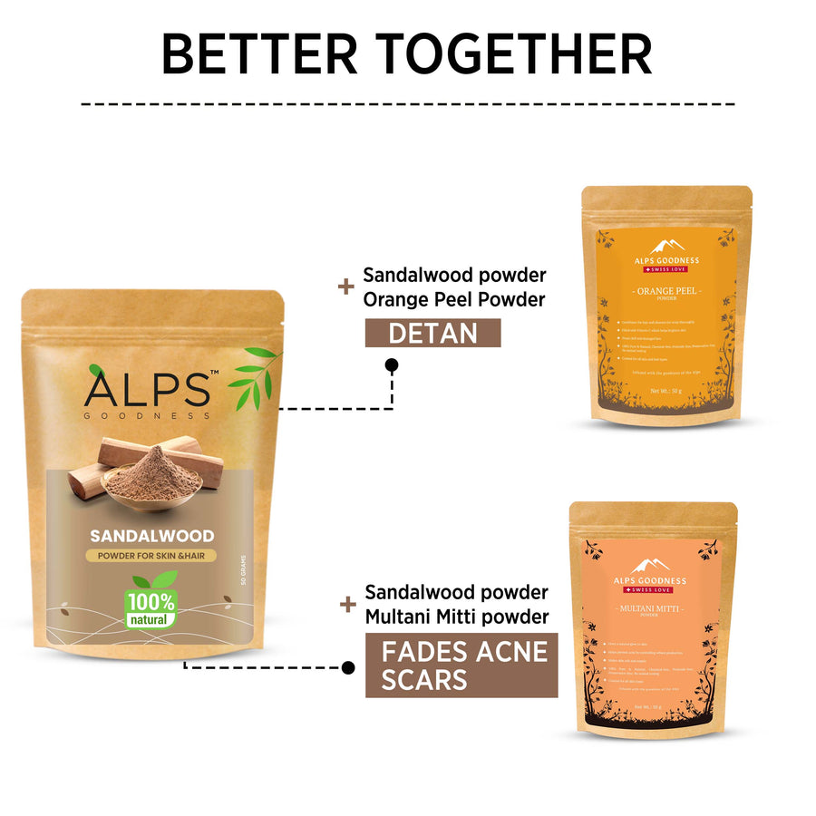Alps Goodness Powder - Sandalwood - Alps Goodness