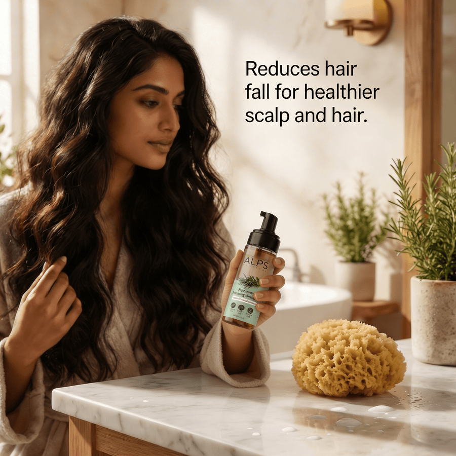 Alps Goodness Rosemary Foaming Shampoo - Alps Goodness
