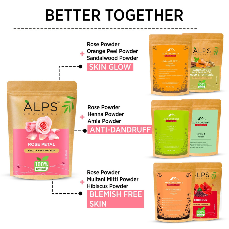 Alps Goodness Rose Petal Beauty Mask - Alps Goodness