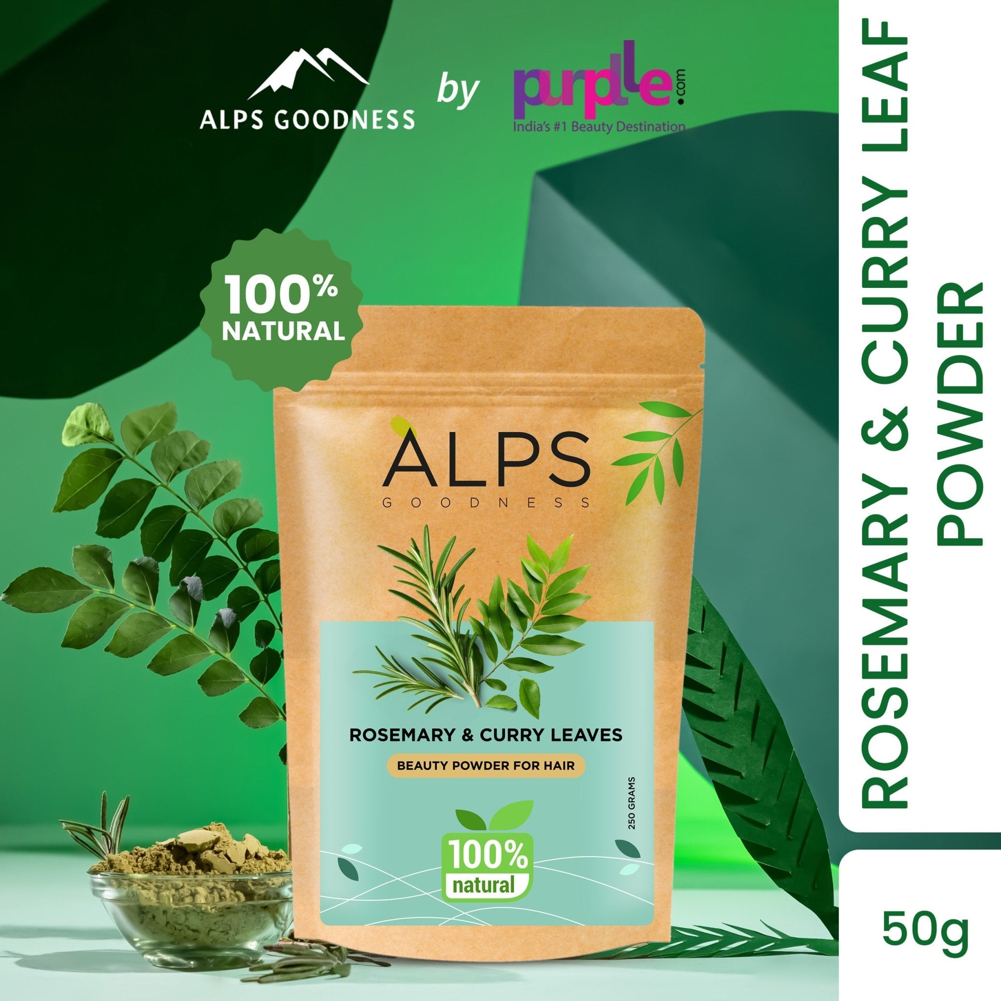 Alps Goodness Rosemary & Curry Leaf Powder - Alps Goodness