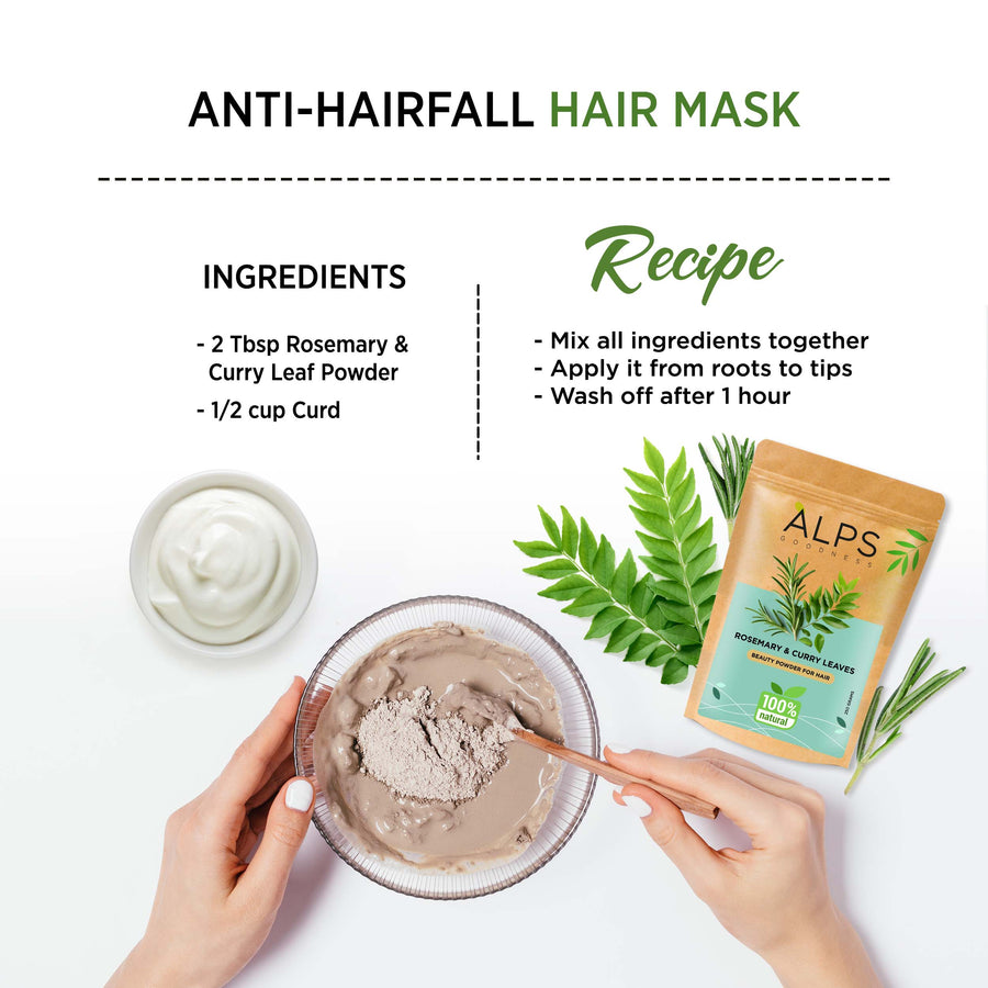 Alps Goodness Rosemary & Curry Leaf Powder - Alps Goodness