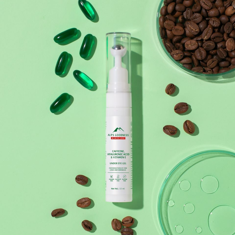 Alps Goodness Caffeine, Hyaluronic acid & Vitamin E Under Eye Gel for