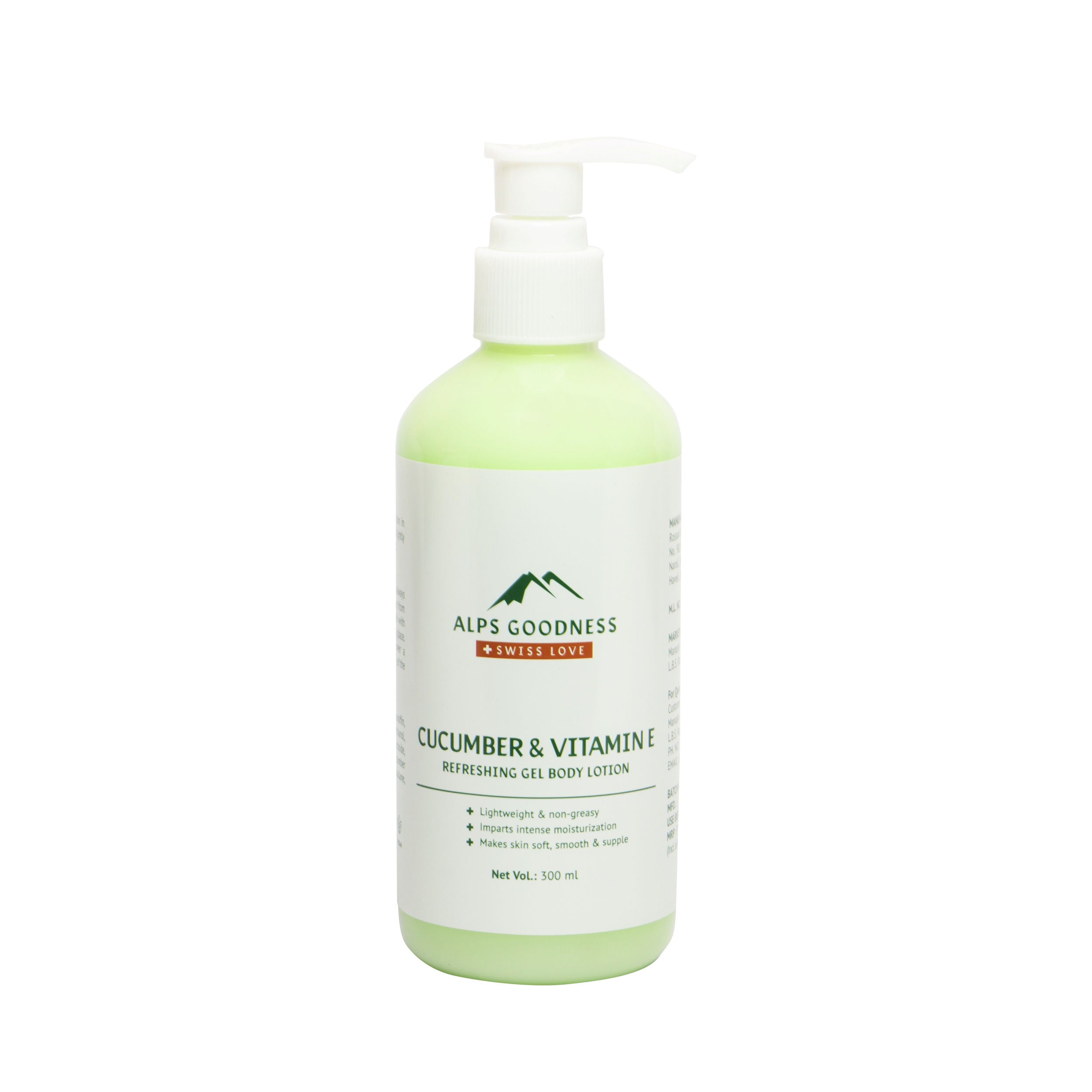 Alps Goodness Cucumber & Vitamin E Refreshing Gel Body Lotion (300ml)