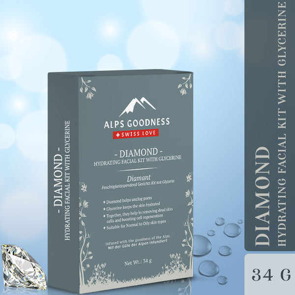 Alps Goodness Diamond Hydrating Facial Kit with Glycerine (34 gm)
