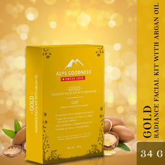 Gold Radiance Facial Kit with Argan Oil (34 gm)