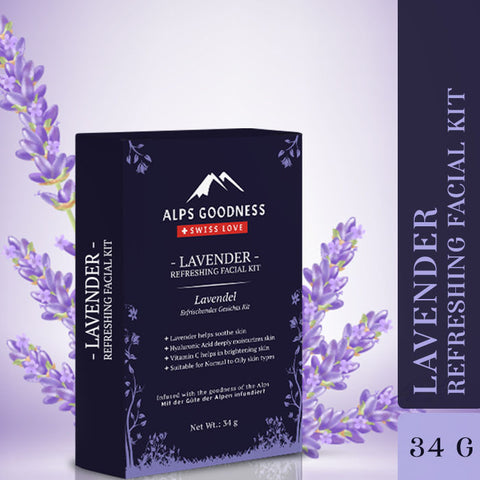 Lavender Refreshing Facial Kit (34 g)