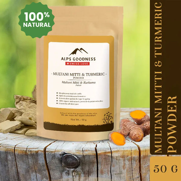 Alps Goodness Multani Mitti & Turmeric Powder (50 gm)