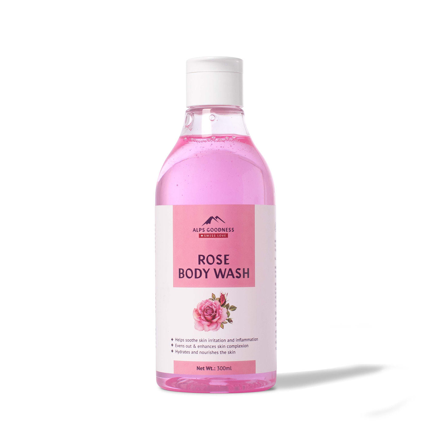 Alps Goodness Rose Body Wash (300 ml) Rose Shower Gel Best Body Wash