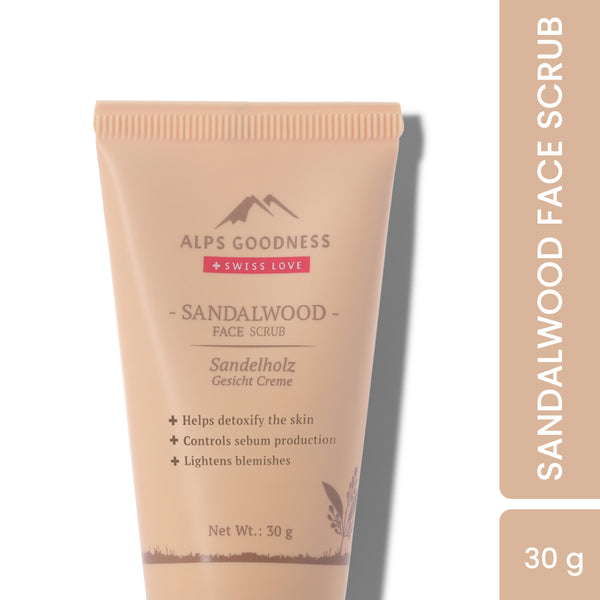 Alps Goodness Sandalwood Face Scrub (30g)